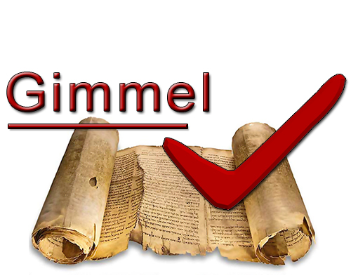 Gimmel  är tredje bokstaven i det hebreiska alfabetet. Gimmel betyder kamel eller fot